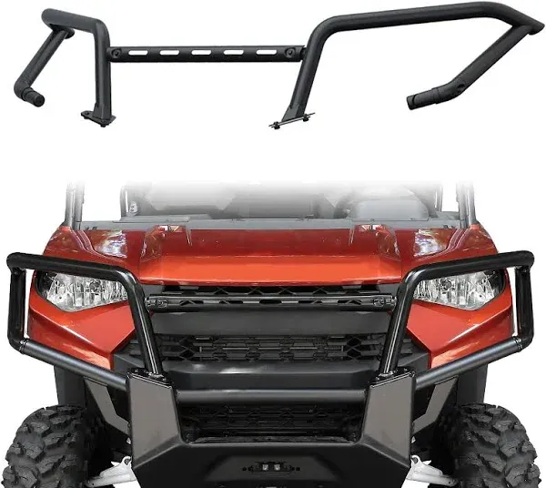 Ranger XP 1000 Front Bumper - StarknightMT Ranger Upper Brush Guard Compatible with 2018-2024 Polaris Ranger 1000/ Ranger XP 1000/Ranger Crew XP 1000 Ranger 1000 XP Accessories（OEM 2882531）