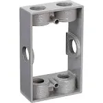 Bell 6-Outlet 1/2 In. NPT Die-Cast Aluminum Weatherproof Outdoor Box Extension