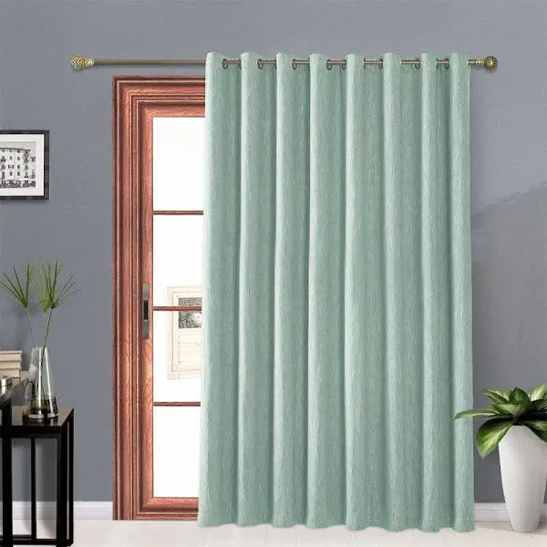 Elegant Cotton Room Darkening Blackout Curtains for Living Room Bedroom Therm...