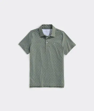 Vineyard Vines Boys' Printed Sankaty Polo