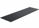 6 ft. x Black Rubber Fitness Utility Mat