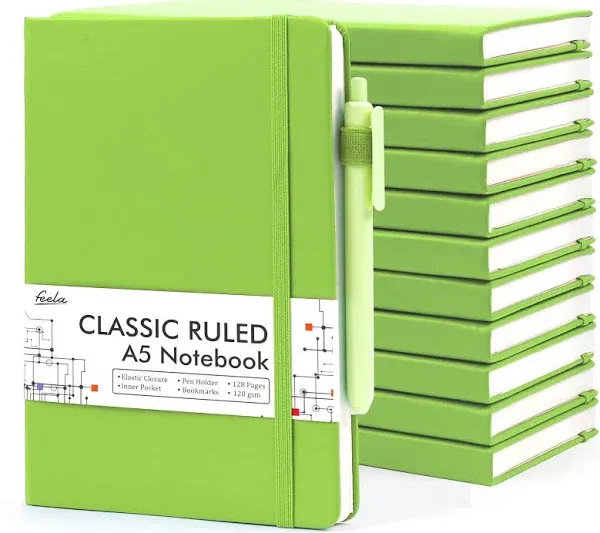 12 Pack Notebooks Journals Bulk