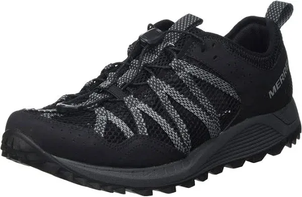 Shop Merrell Men's Wildwood Contrast Lace Sneakers In Black Multi