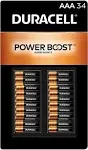 Duracell Coppertop Alkaline AAA Batteries - 34 PK