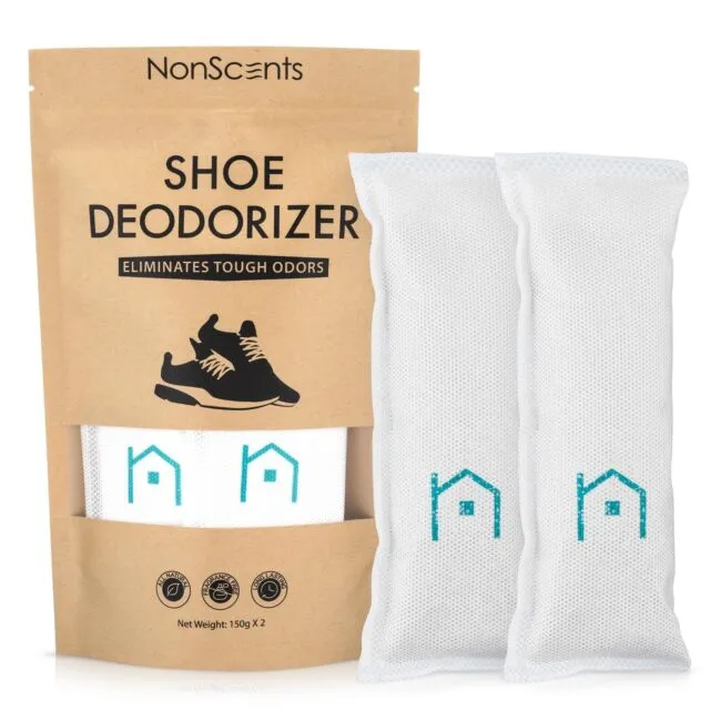 Shoe Deodorizer 1-Pack (2 Count) - Odor Eliminator, Air Freshener, Smell Abso...