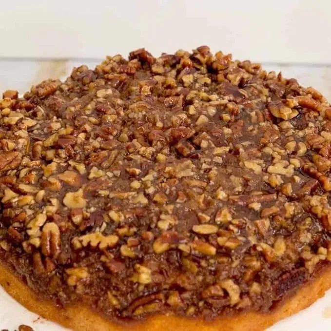 Andy Anand Sugar-Free Pecan Cake 9" 2 lbs - Handcrafted, All-Natural Ingredients, No Preservatives - Luxurious Gift Boxed Decadent Dessert, Perfect for Celebrations