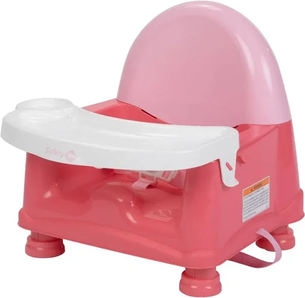 New Safety 1st Easy Care Swing Tray Feeding Booster (Coral Crush)