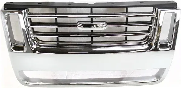 Grille Assembly Compatible with 2006-2010 Explorer 2007-2010 Explorer Sport Trac Plastic 9599347 8L2Z8200CA