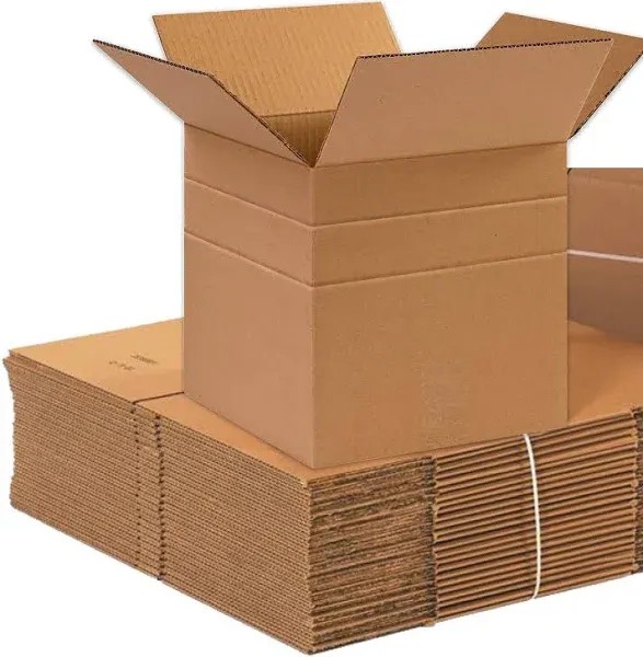 10 x 10 x 10" Multi-Depth Corrugated Boxes