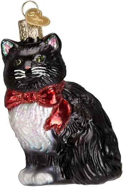 Old World Christmas Tuxedo Kitty Ornament