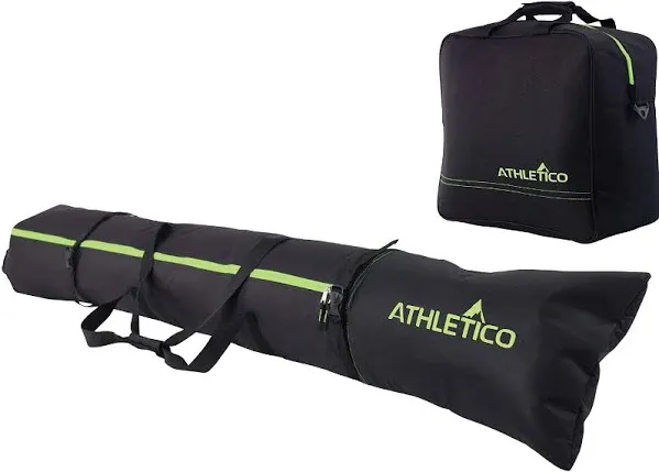 Athletico Padded Two-Piece Ski and Boot Bag Combo