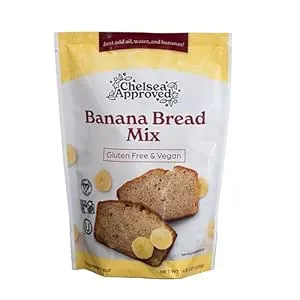 Chelsea Approved - Banana Bread Mix | Gluten Free, Vegan, Kosher | 14.8 Oz (4-Pack)