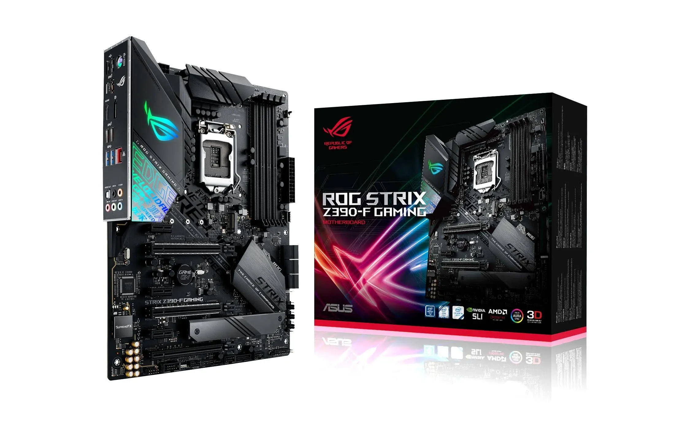 ASUS ROG Strix Z390-F Gaming LGA1151 ATX Motherboard For Intel Z390 HDMI USB 3.1