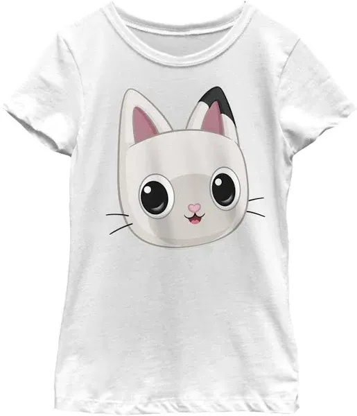 Girl's DreamWorks Gabby's Dollhouse Pandy Big Face T-Shirt