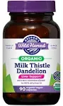 Oregons Wild Harvest Milk Thistle Dandelion, Non-GMO Vegetarian 90 capsules