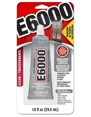 E6000 Clear Adhesive With Precision Tips-1oz