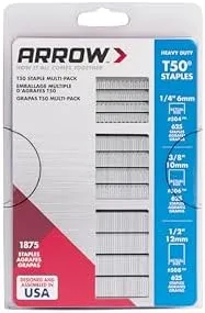 Arrow Fastener T50 Multi-Pack Staples