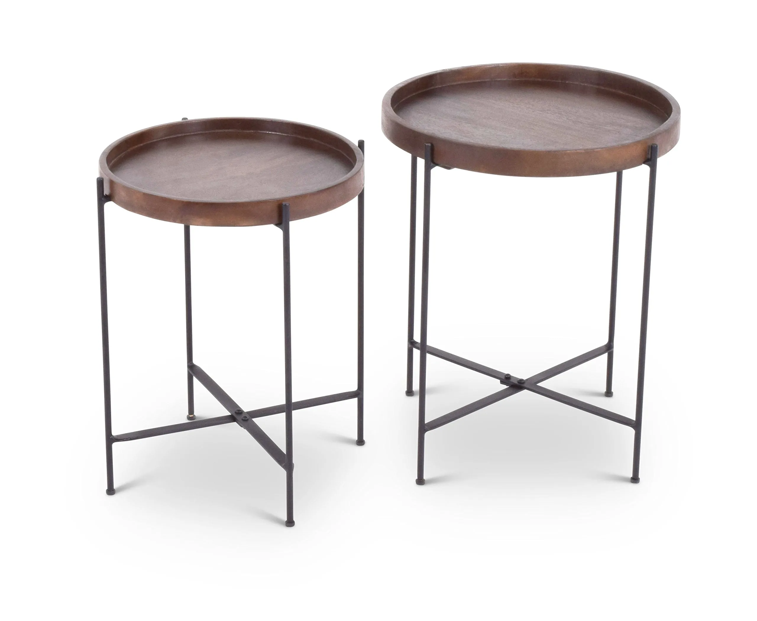 Steve Silver Capri 2 Piece Round Accent Table Set