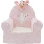 Soft Landing Animal Adventure Pink Unicorn, Sweet Seats, Compressed Premium Character Chair with Carrying Handle & Side Pockets