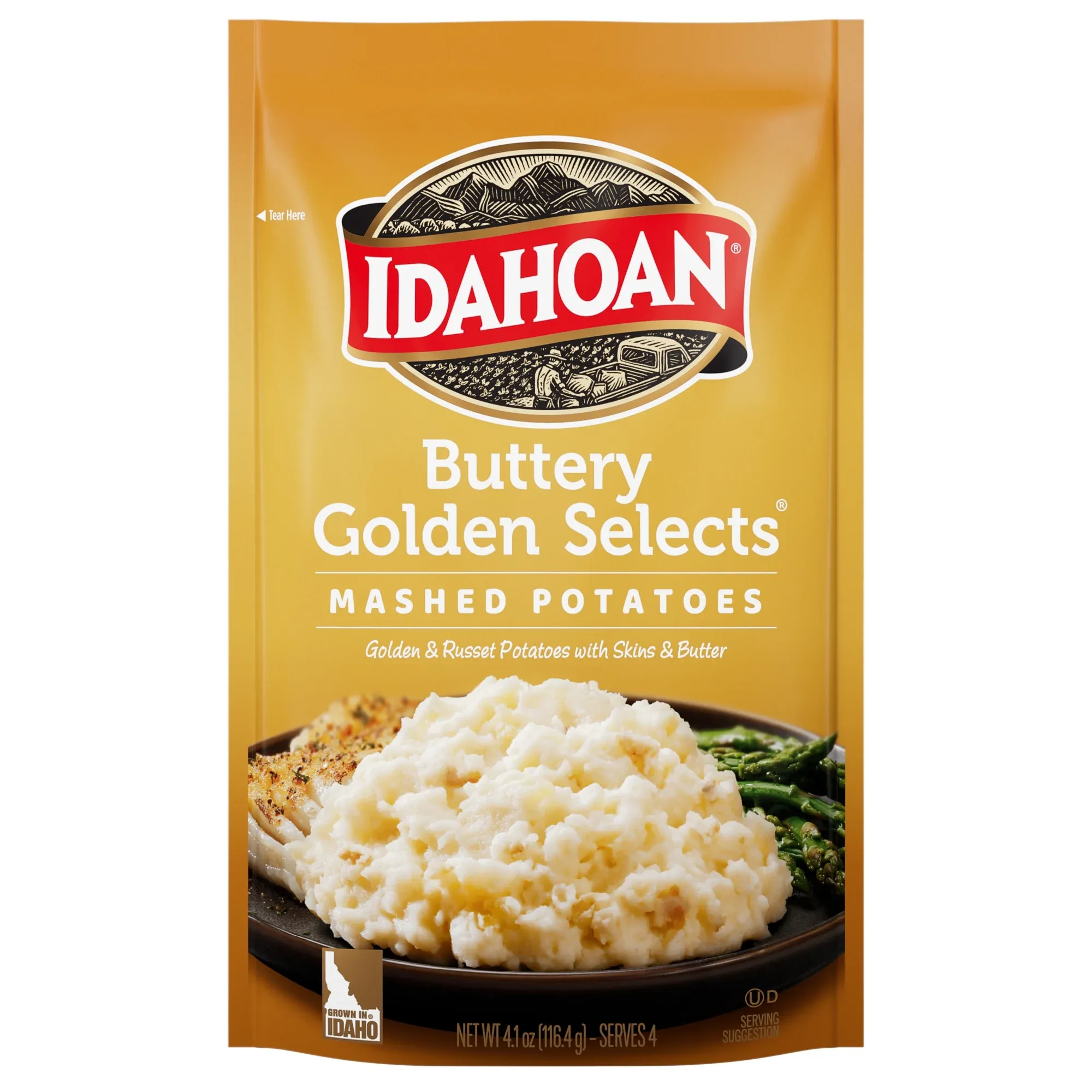 Idahoan Buttery Golden Selects Mashed Potatoes