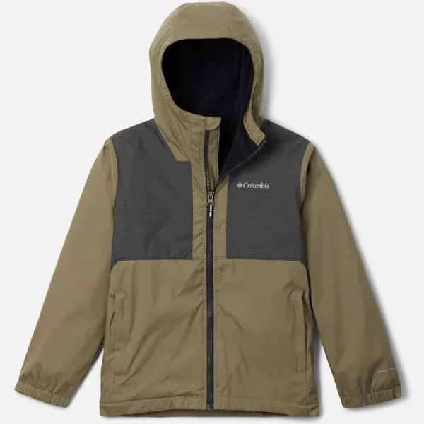 Columbia Boys' Rainy Trails Ii Fleece Lined Jacket