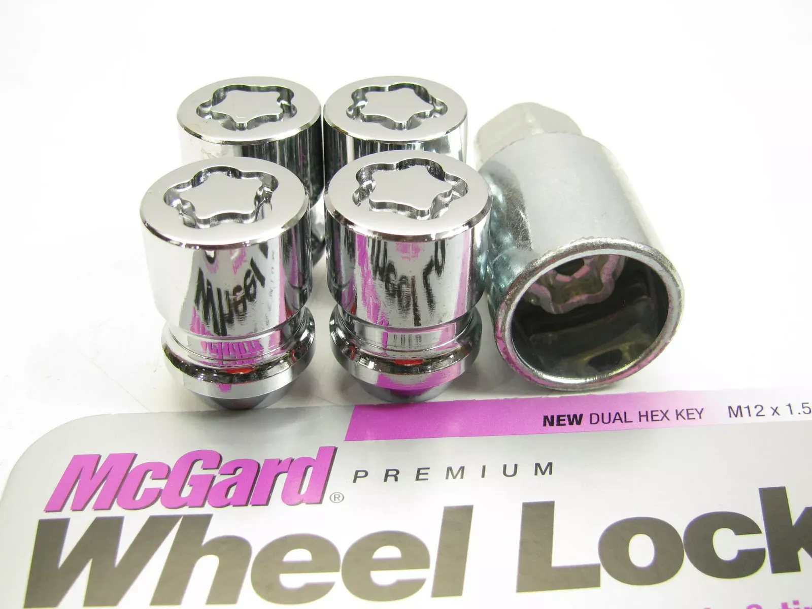 McGard 24157 Chrome Cone Seat Wheel Locks