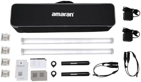 Amaran PT2c 2' RGBWW LED Pixel Tube 2-Light Production Kit