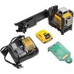 DeWalt DCLE34033D1 20V Max XR 3 x 360 High Precision Green Laser