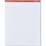 Universal Recycled Easel Pads Quadrille Rule 27 x 34 White 50-Sheet 2/Ctn