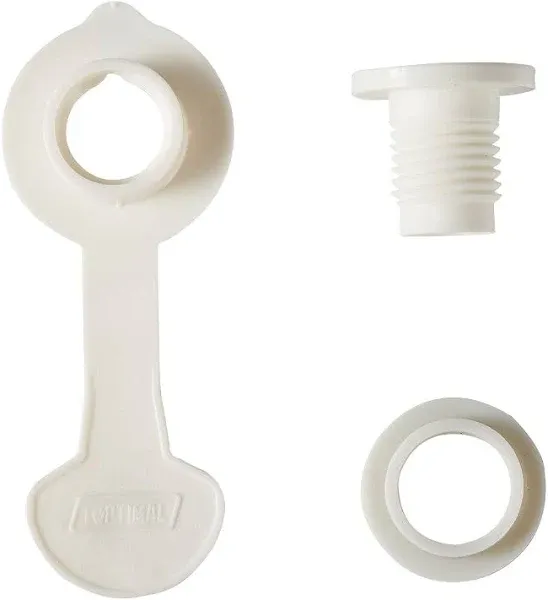 Cooler Standard Drain Plug Assembly, Drain Plug Replacement for Cooler - 1" Shaft Length