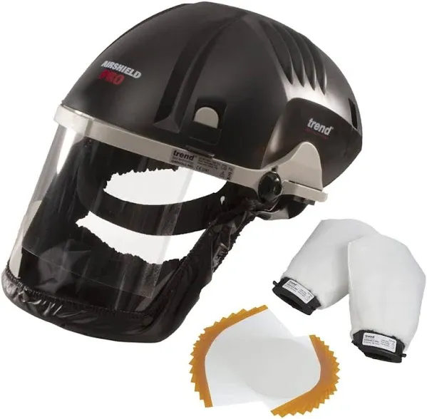 Airshield Pro Respirator &amp; Face Shield Bundle with Visor Overlays and Additional