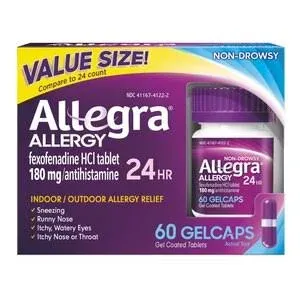 Allegra 24 Hour Allergy Gelcaps