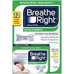 Breathe Right Extra Strength 72 Clear Nasal Strips