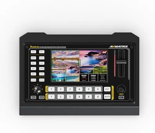 AVMATRIX Shark S6 Video Switcher