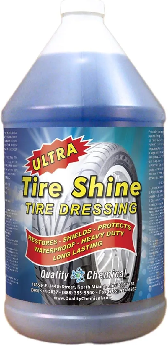 Quality Chemical Ultra Tire Shine Solvent-Based Tire Dressing / 1 Gallon (128 oz.)