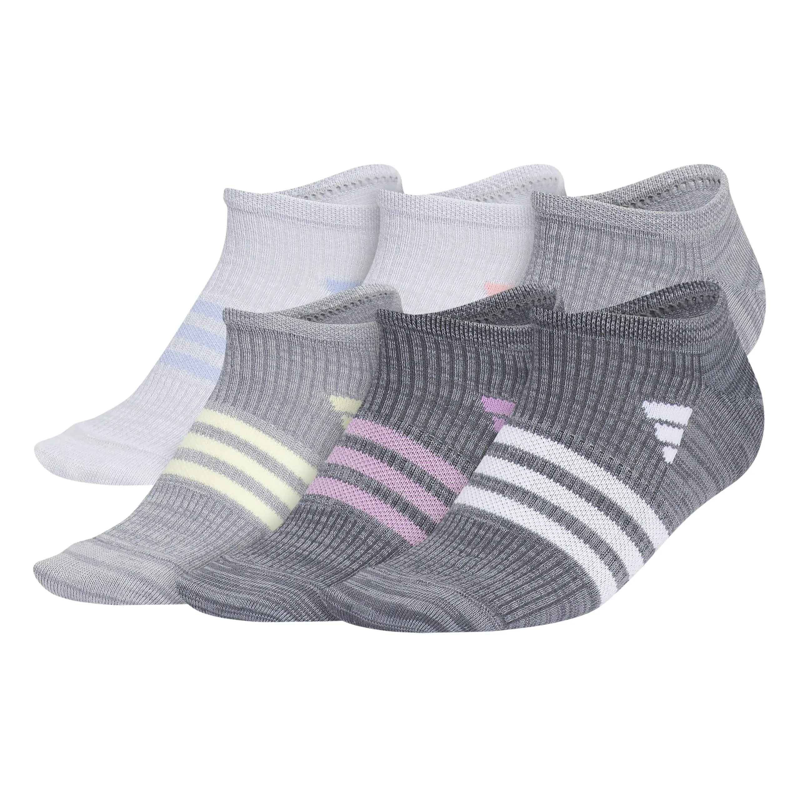 Adidas Superlite 3.0 6-Pack No-Show Socks Kids Blue Spark S - Training Socks