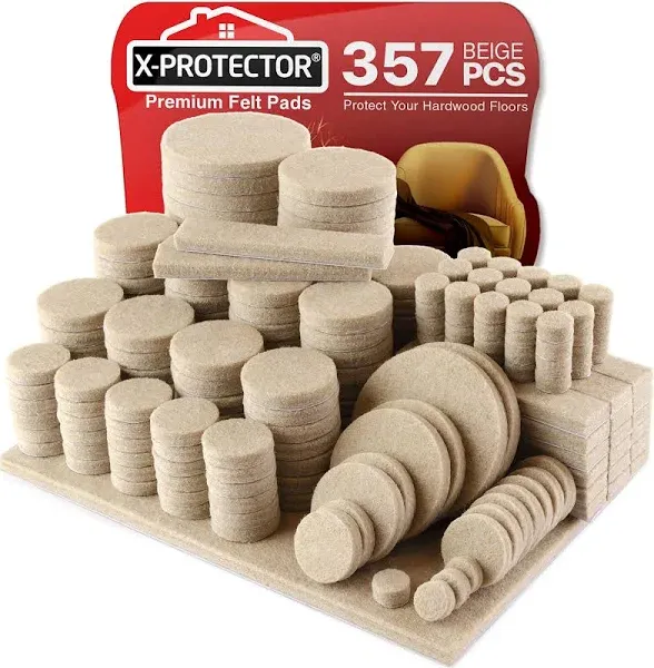 X-Protector 357 pcs Huge Felt Furniture Furniture Many Big Sizes – Your Ideal Floor