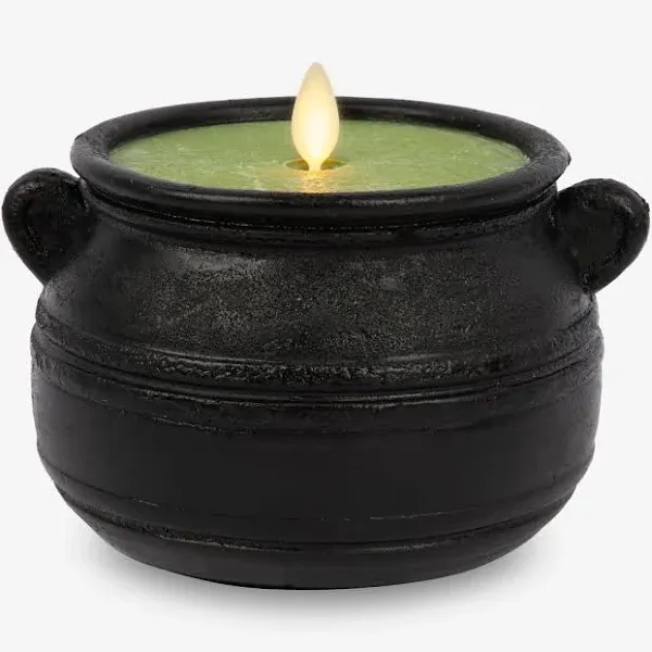 Luminara Real Flame Effect Candle Halloween Cauldron Potion Witch Decoration