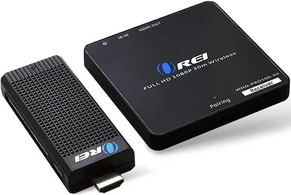 OREI Wireless - HDMI Transmitter &amp; Receiver - Extender Black Wireless - 100 Feet