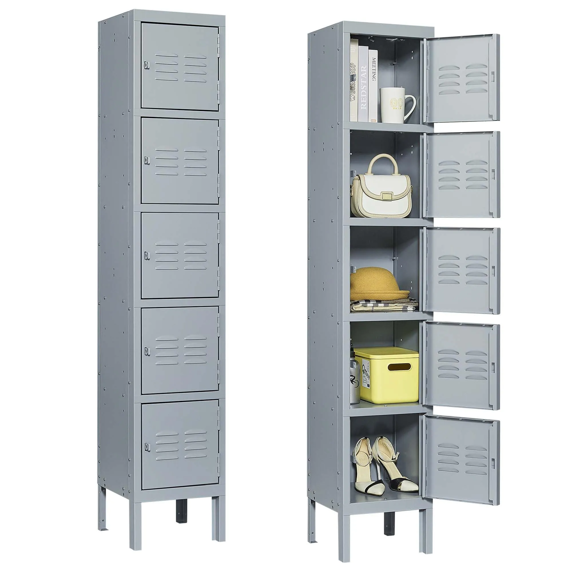 Streamdale Furniture 5-Door Metal Lockers