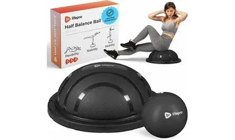 Half Exercise Ball Trainer -Balance Ball for Exercise- Balance Ball Half Trai...