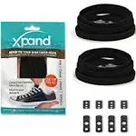 Xpand No Tie Shoelaces System with Elastic Laces, One Size Fits All, Adult and Kids Shoes, True Blue, Adult Unisex