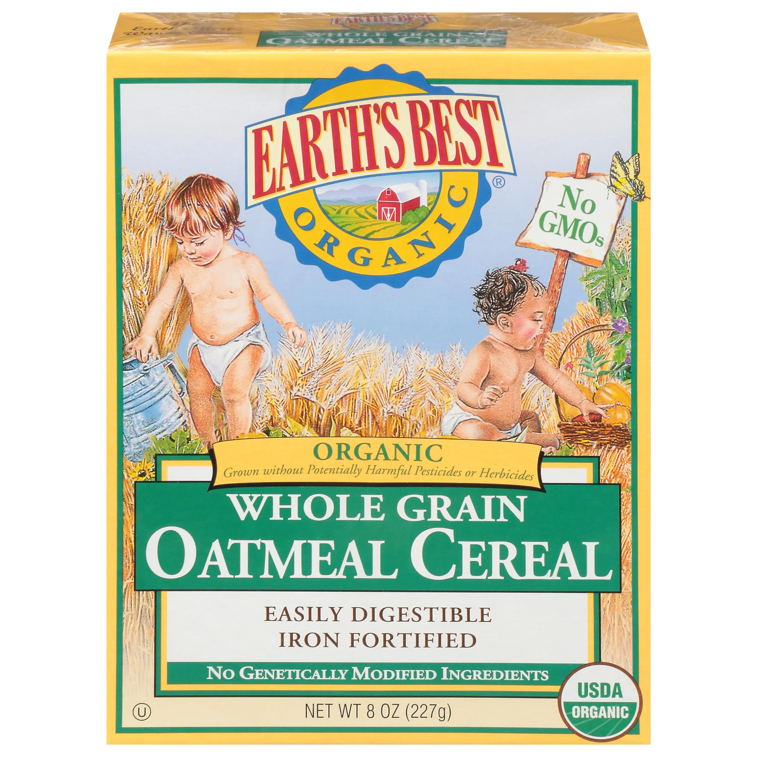 Earth's Best Organic Whole Grain Oatmeal Cereal