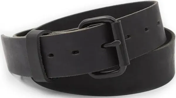 Main Street Forge Men's Classic Leather Everyday Belt Made in USA