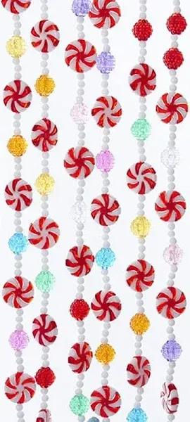 Kurt Adler 9' Plastic Multi Candy Garland