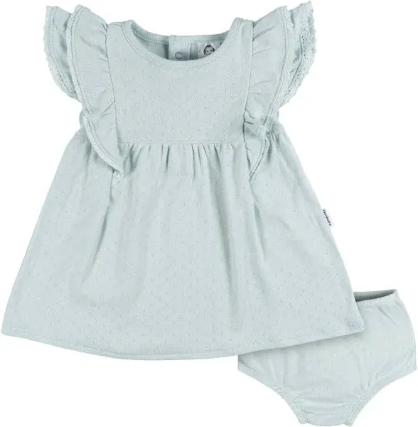 Gerber Baby Girls 2-Piece Dress & Diaper Cover Set