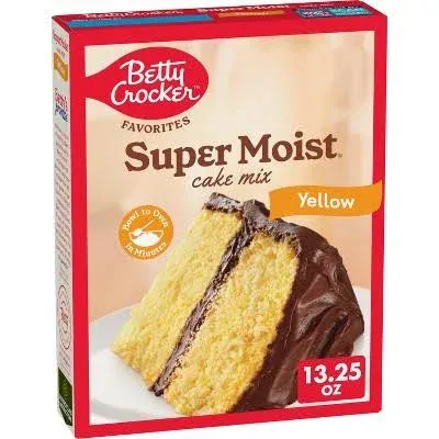 Betty Crocker Super Moist Cake Mix Yellow