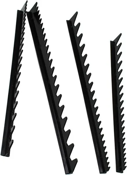 JSP Wrench Rail Set Holds 40 Tools Can Be Cut Hand Tool Storage Wrench Organizer Black