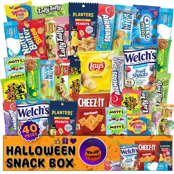 Snack Box Variety Pack Care Package 40 Count