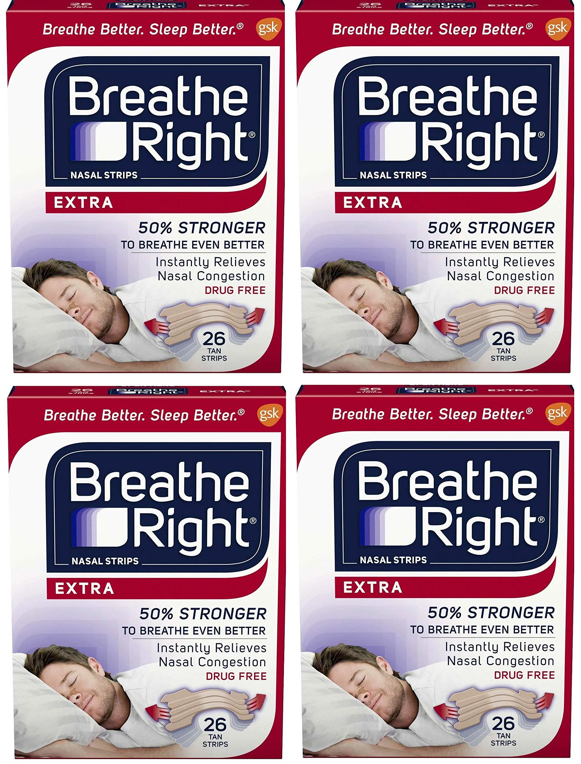 Breathe Right Extra Nasal Strips